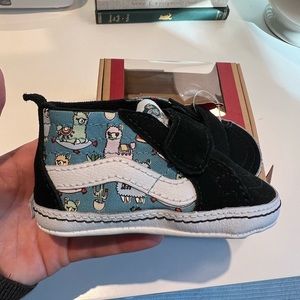 Vans Sk8-Hi Crib Shoe - Llamas